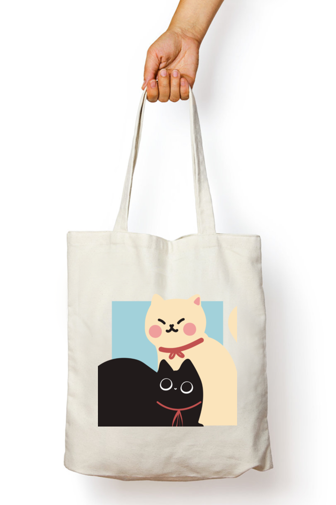 Feline Friends Tote Bag